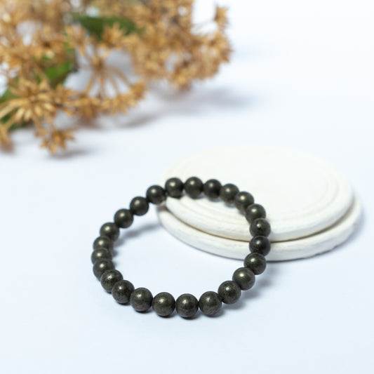 Original Pyrite Wealth Bracelet – Certified Natural Crystal
