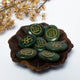 Green Aventurine Manifestation Palm Stones | Sacred Abundance Code & Sigil | Set of 2