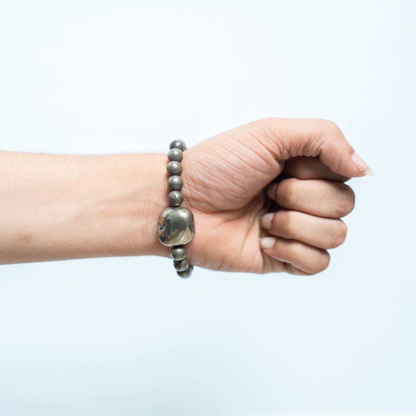 Tiger Eye Bracelet with Stone - ShudhShakti