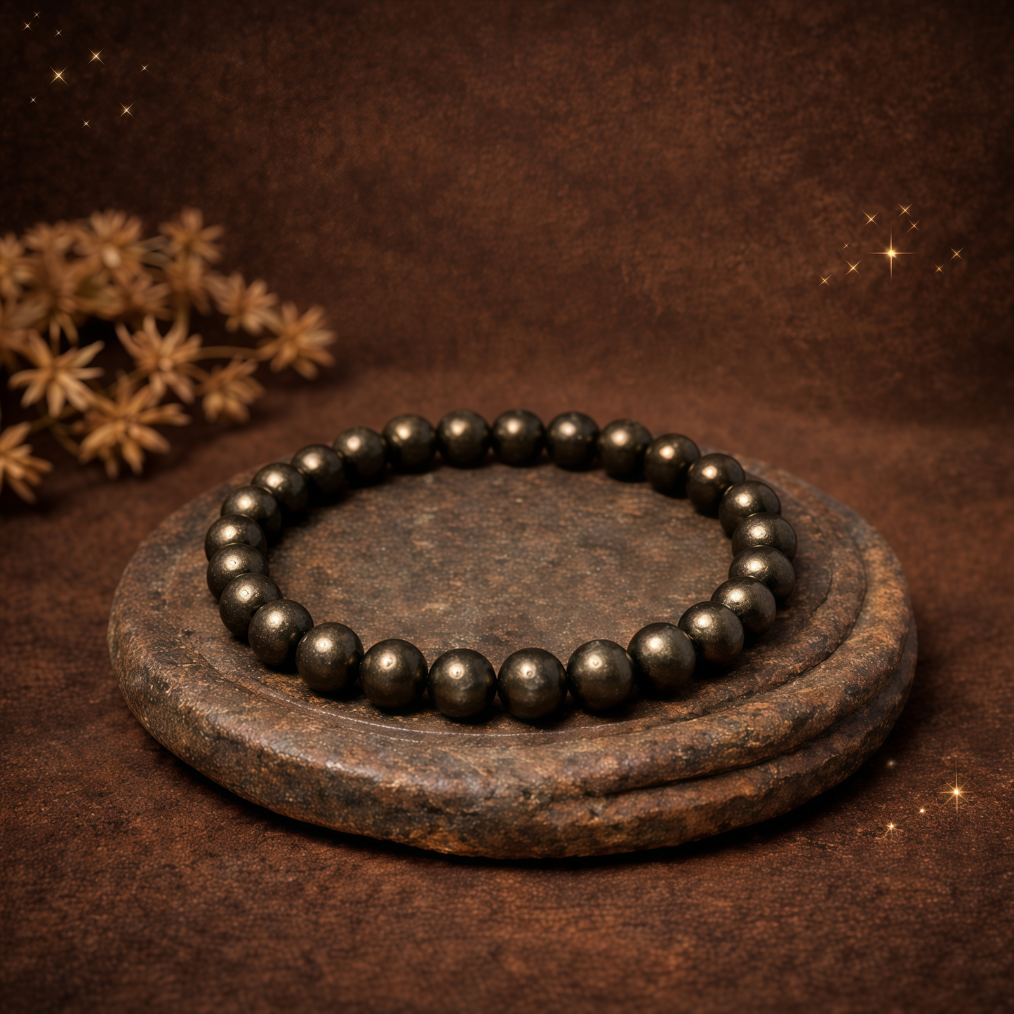 Original Pyrite Wealth Bracelet – Certified Natural Crystal