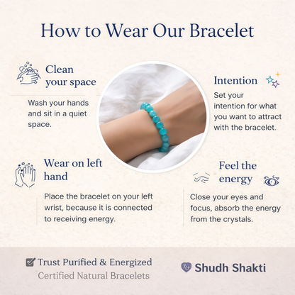 Original Clear Quartz Bracelet – Natural Crystal for Energy, Clarity & Healing