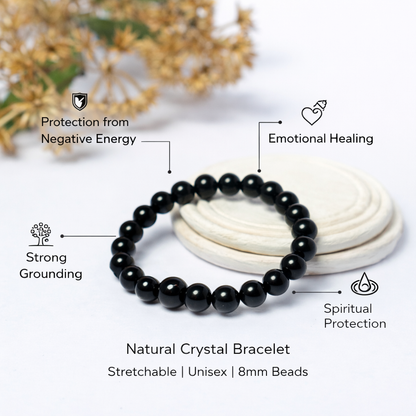 Original Black Obsidian Bracelet – Powerful Protection Crystal